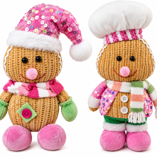 **Новогодишни декоративни фигури – Медени колачиња, 20см